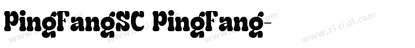 PingFangSC PingFang字体转换